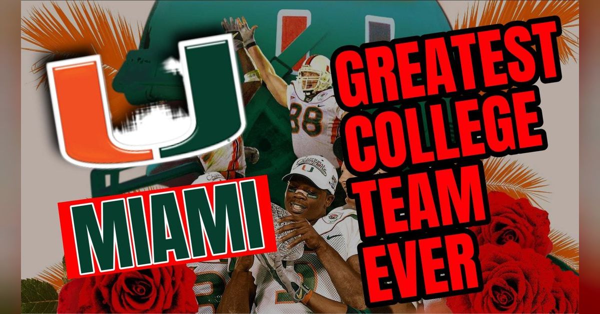 Ep. 490 - 2001 Miami Hurricanes Stats and Roster are WILD. #football # ...