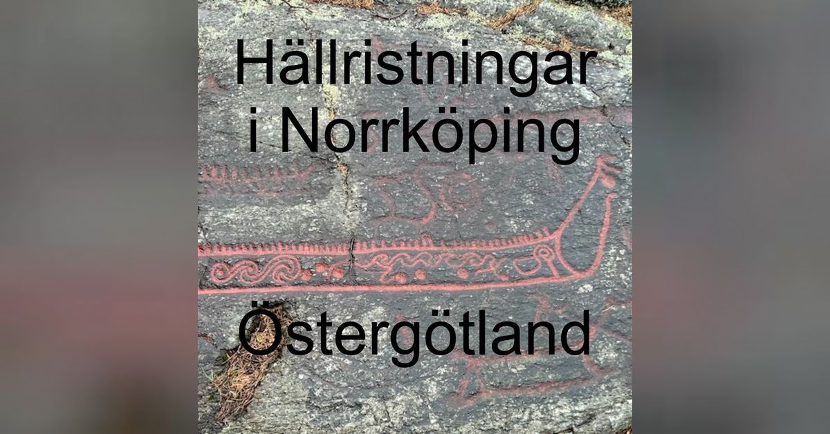 106. Hällristningar i Norrköping Östergötland | Arkeologi & Historia ...