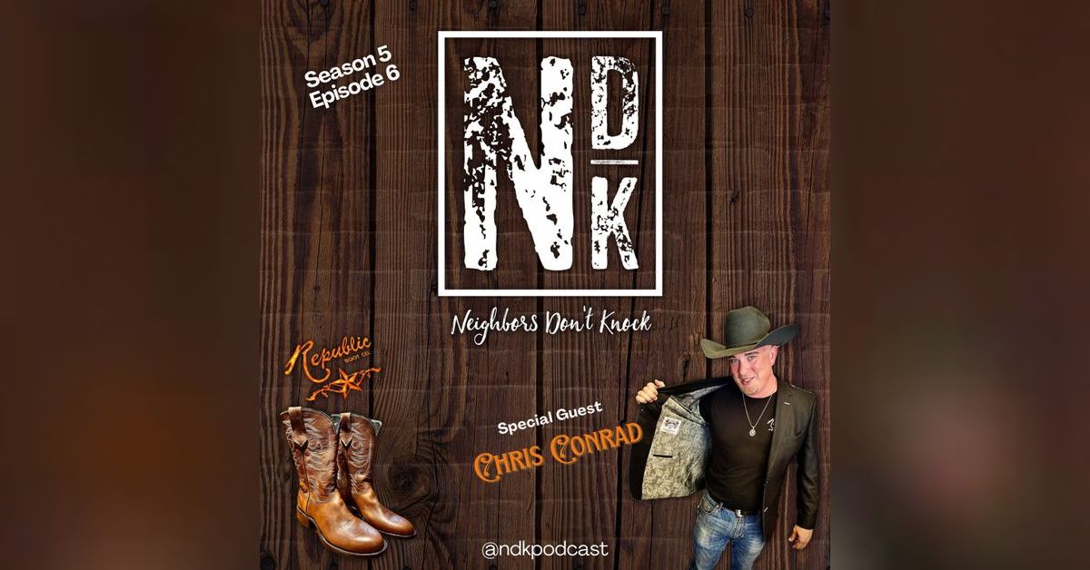 Boots Made for Walking Neighbors Don't Knock