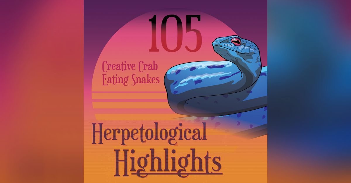 105 Creative crab eating snakes Herpetological Highlights