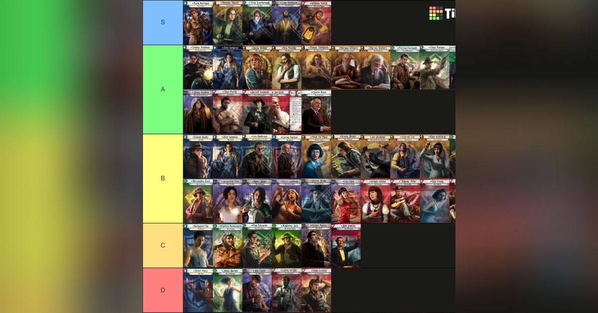 arkham horror card game investigator tier list Reviews ArkhamDB AH.065 - Nick's Investigator Tier