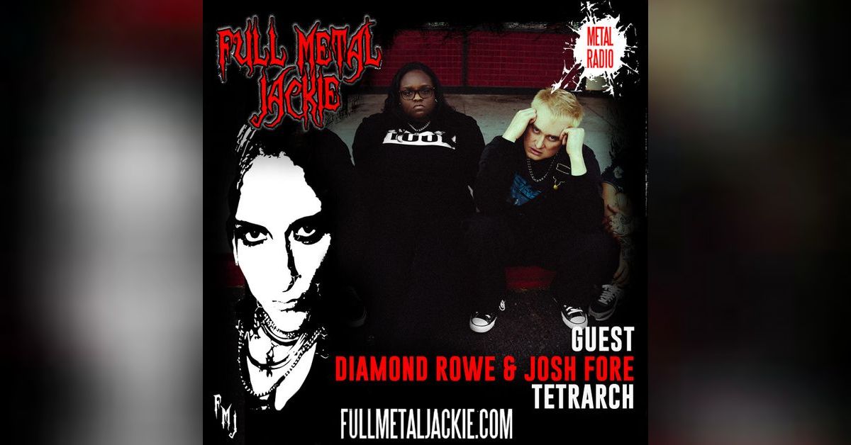 Diamond Rowe & Josh Fore of Tetrarch on the FMJ RADIO SHOW! | Full ...