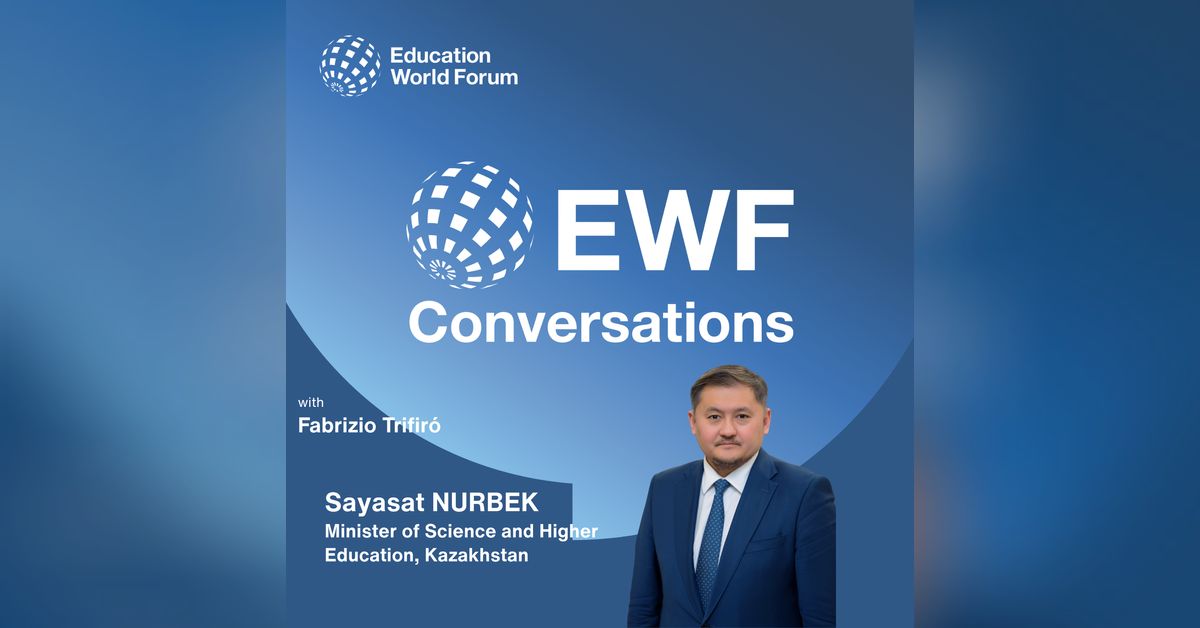 Sayasat Nurbek, Minister of Science and Higher Education, Kazakhstan ...