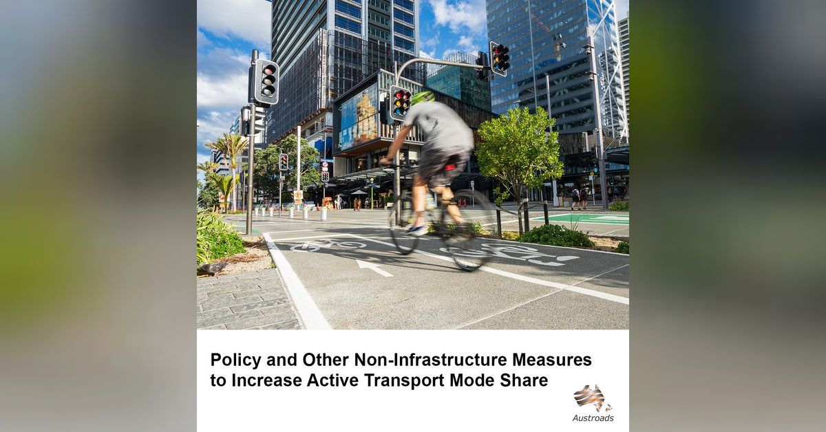 Policy and Other Non-Infrastructure Measures to Increase Active ...