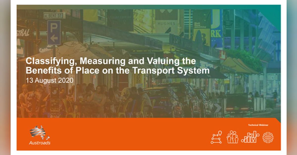 Classifying, Measuring and Valuing the Benefits of Place on the ...