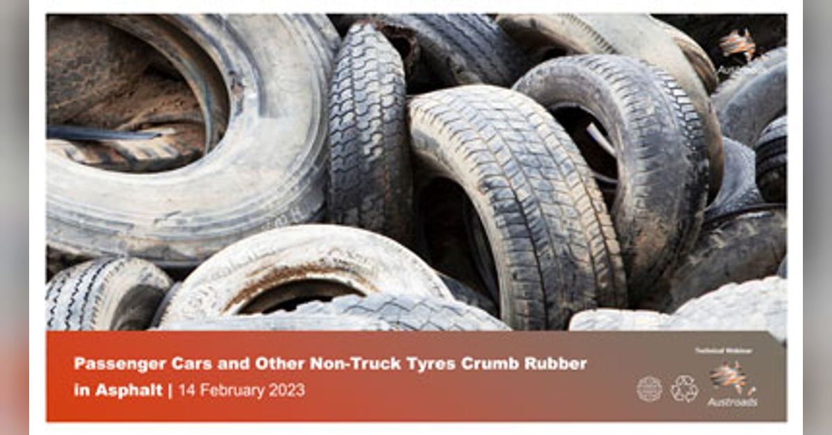 Passenger Cars and other NonTruck Tyres Crumb Rubber in Asphalt