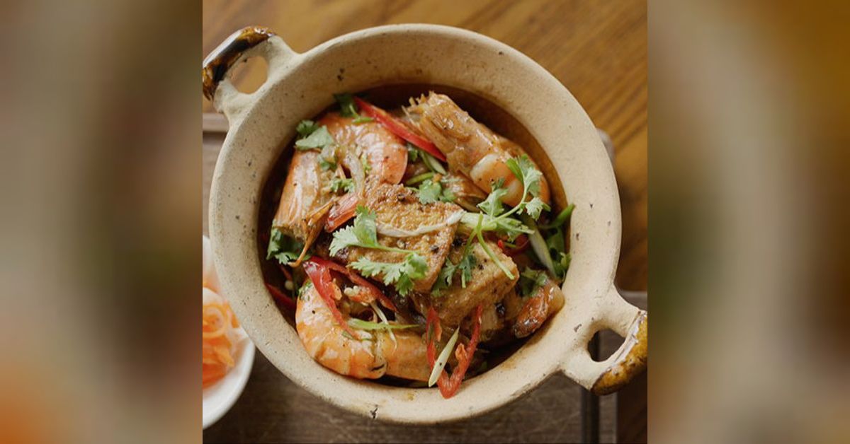 Clay Pod Cod Vietnamese Clay Pot with Shrimp and Tofu | The Culinary Institute of ...