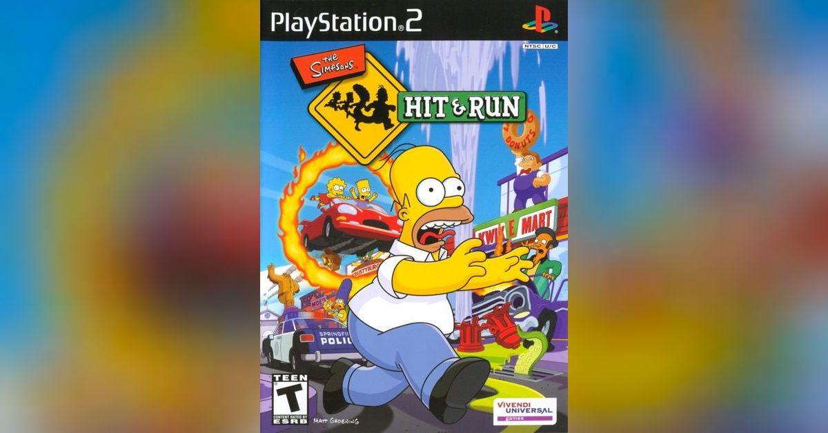 Jeu The Simpsons Hit & Run PS2 - PAL - Complet (CIB) - Etat Correct