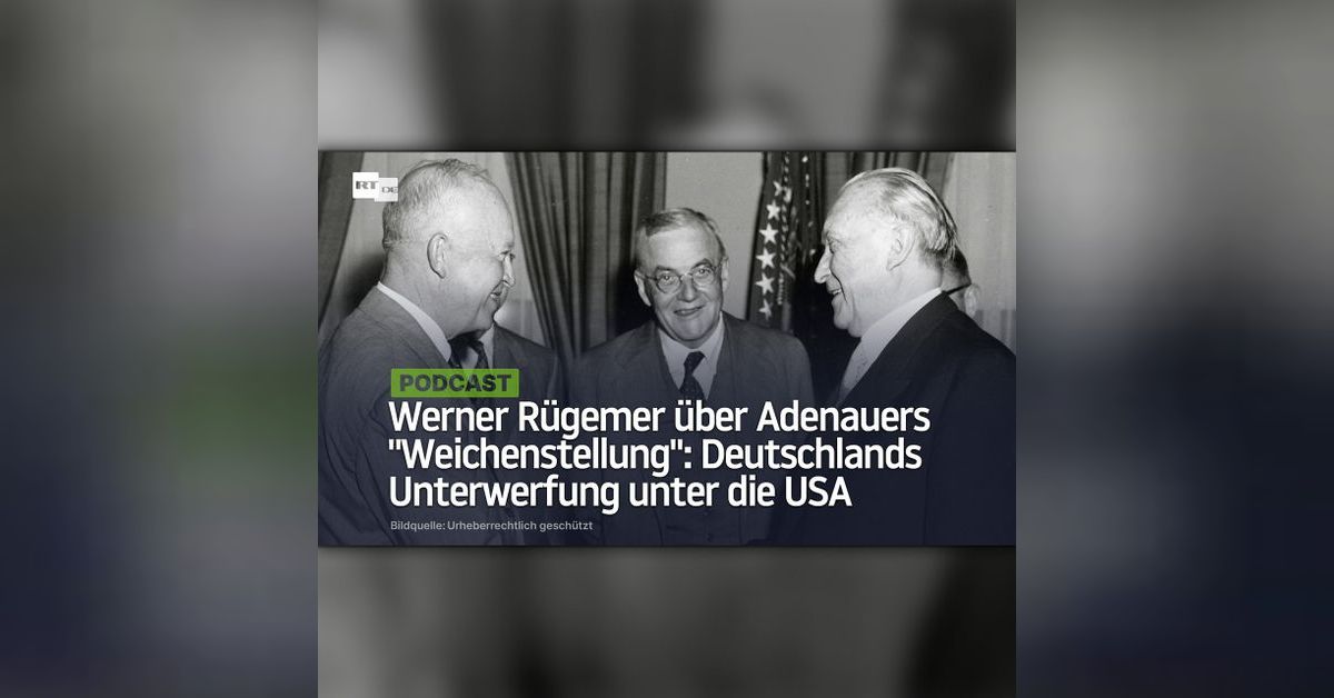 Werner Rügemer über Adenauers 
