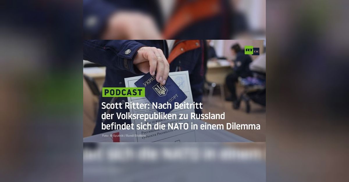 Scott Ritter: Nach Beitritt der Volksrepubliken zu Russland befindet ...