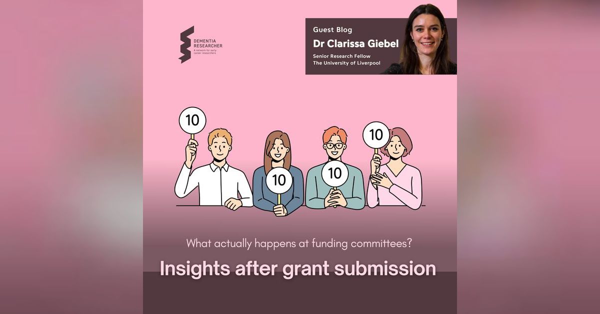 Dr Clarissa Giebel What actually happens at funding committees