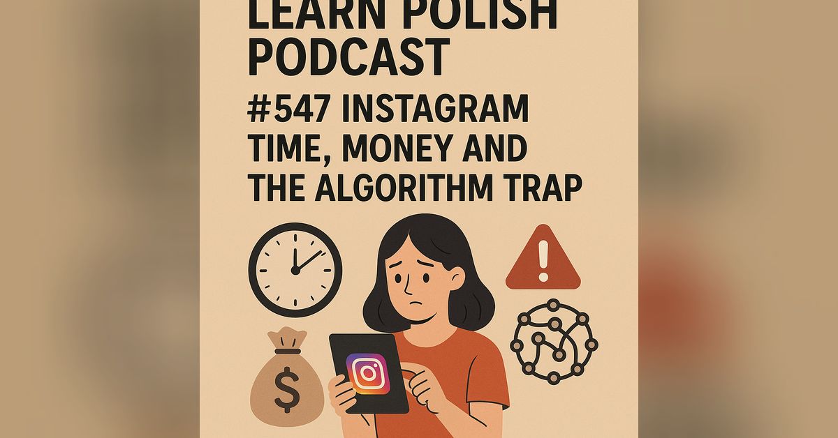 Algorithm Trap #547 Instagram: Time, Money and the Algorithm Trap | Learn Polish