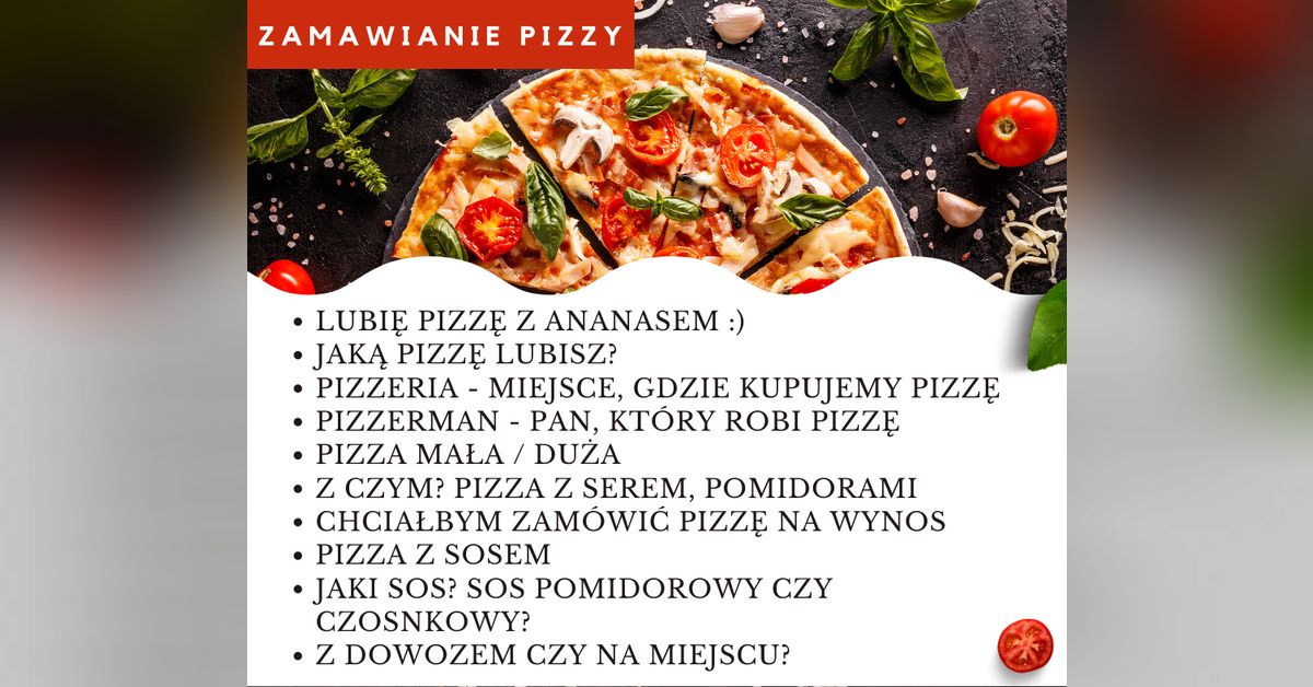 #281 Zamawianie pizzy - Ordering pizza | Learn Polish Podcast