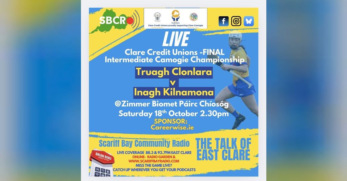 Truagh Clonlara v Inagh Kilnamona - Match Sponsor - Careerwise.ie ...