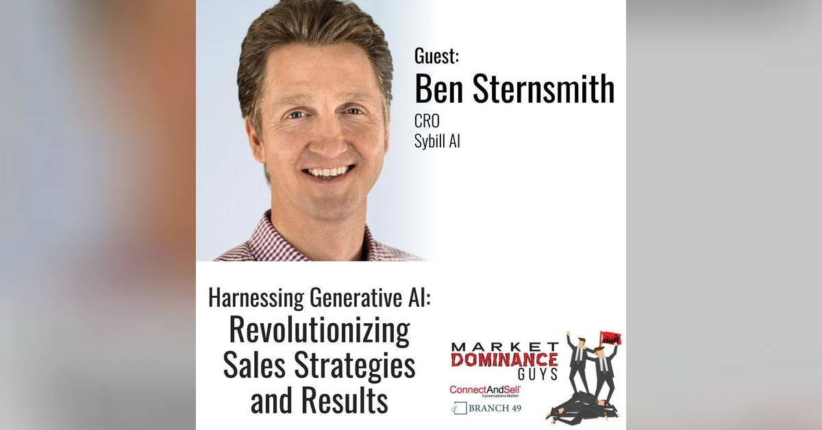 EP182: Harnessing Generative AI: Revolutionizing Sales Strategies and ...