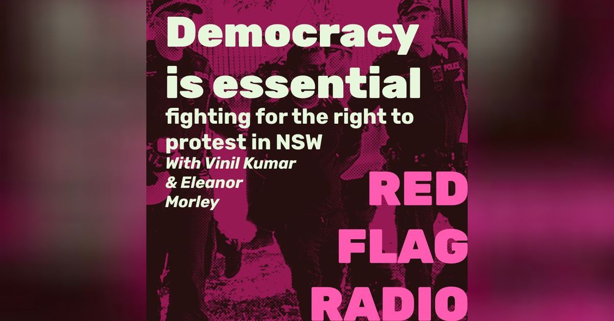 Democracy is essential - fighting for the right to protest in NSW | Red ...