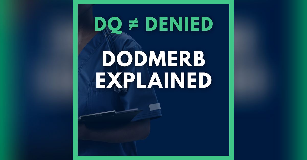DoDMERB Series 1: The Truth About DoDMERB (Former DoDMERB Doc Explains ...