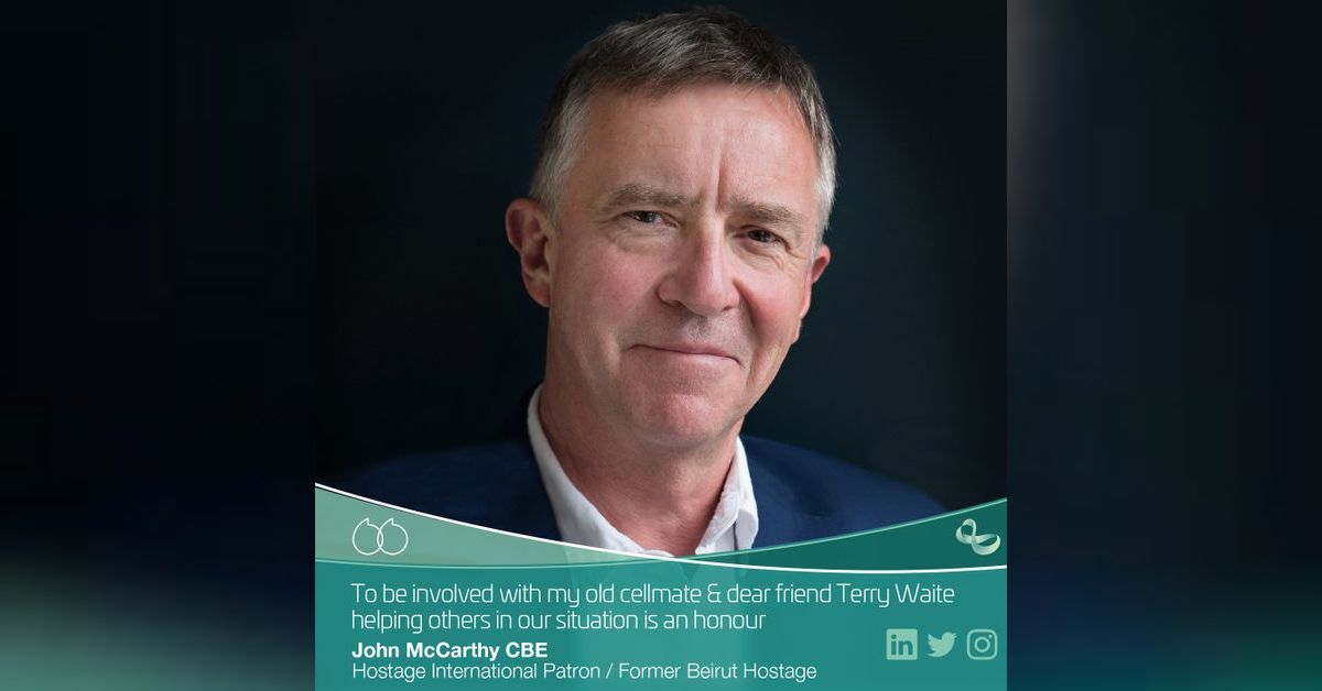 John McCarthy CBE on his role at Hostage International with Sir Terry
