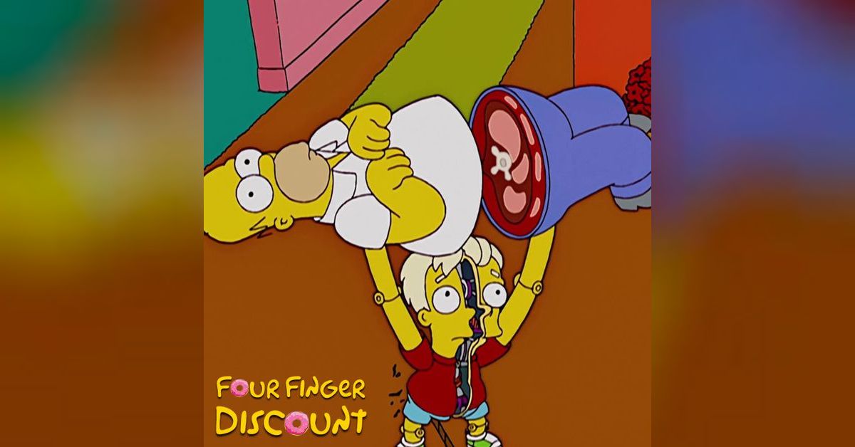 Treehouse Of Horror XVI (S17E04) Four Finger Discount (Simpsons Podcast)