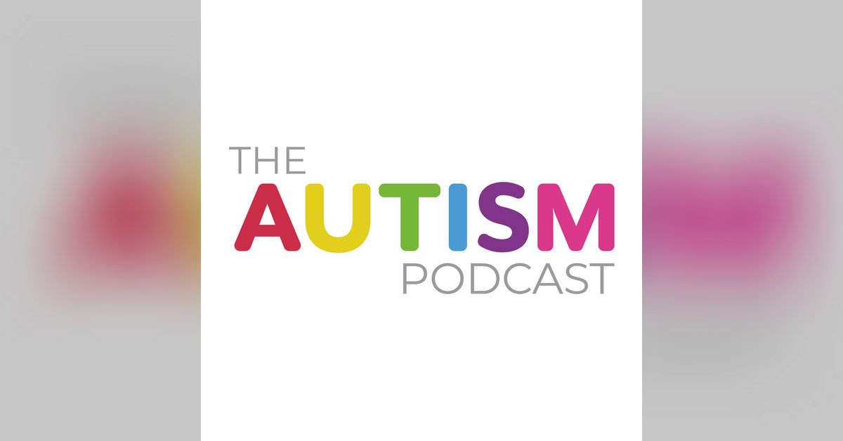 The Autism Podcast artwork showcasing creative logo with warm colors